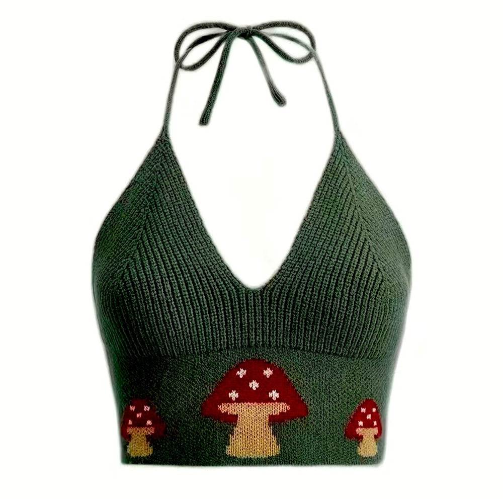Mushroom Halter Top
